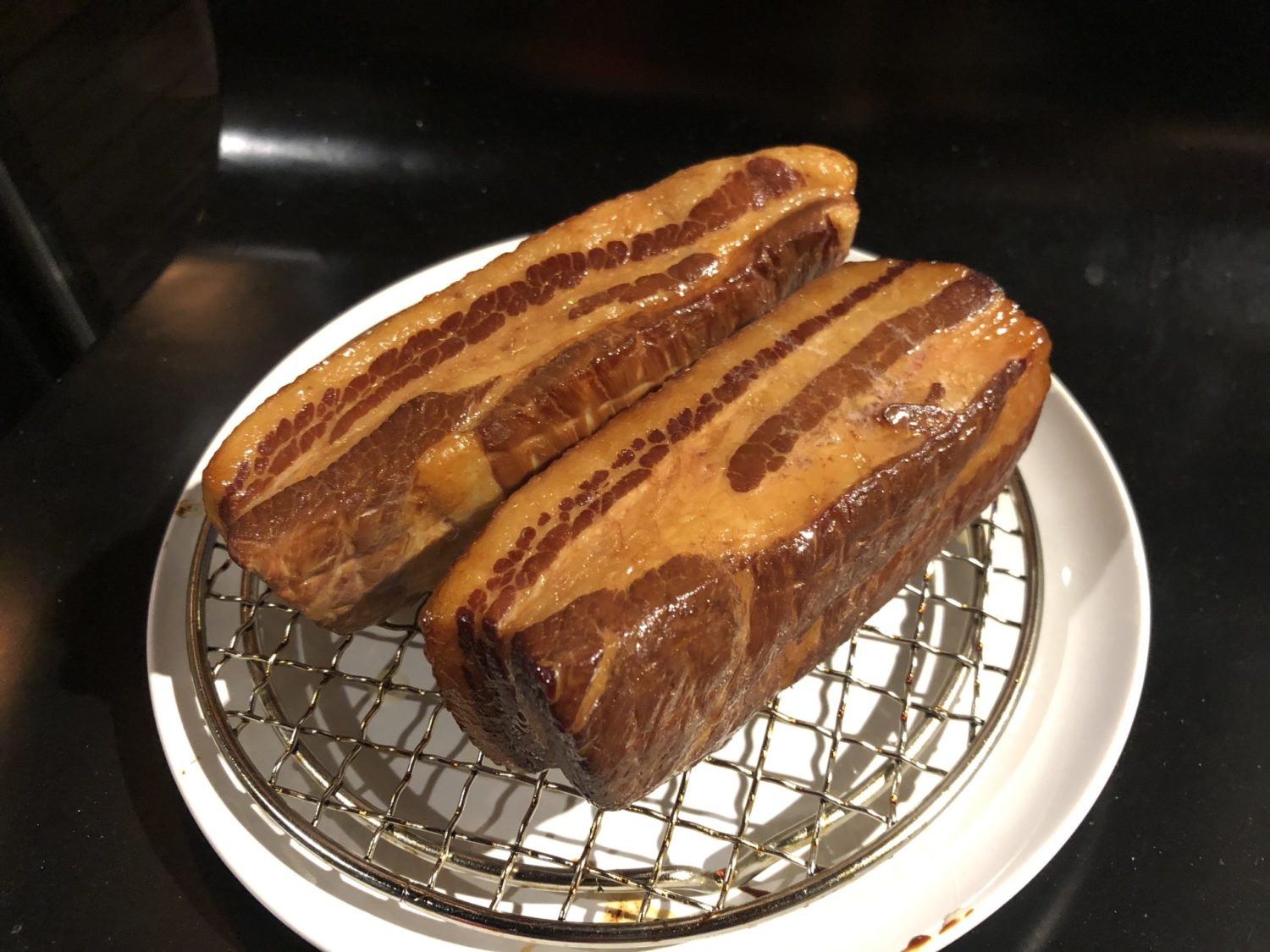 自家製ベーコンが出来上がりました