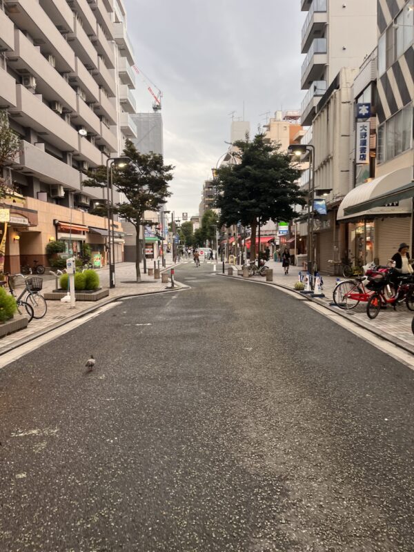 出勤の途中